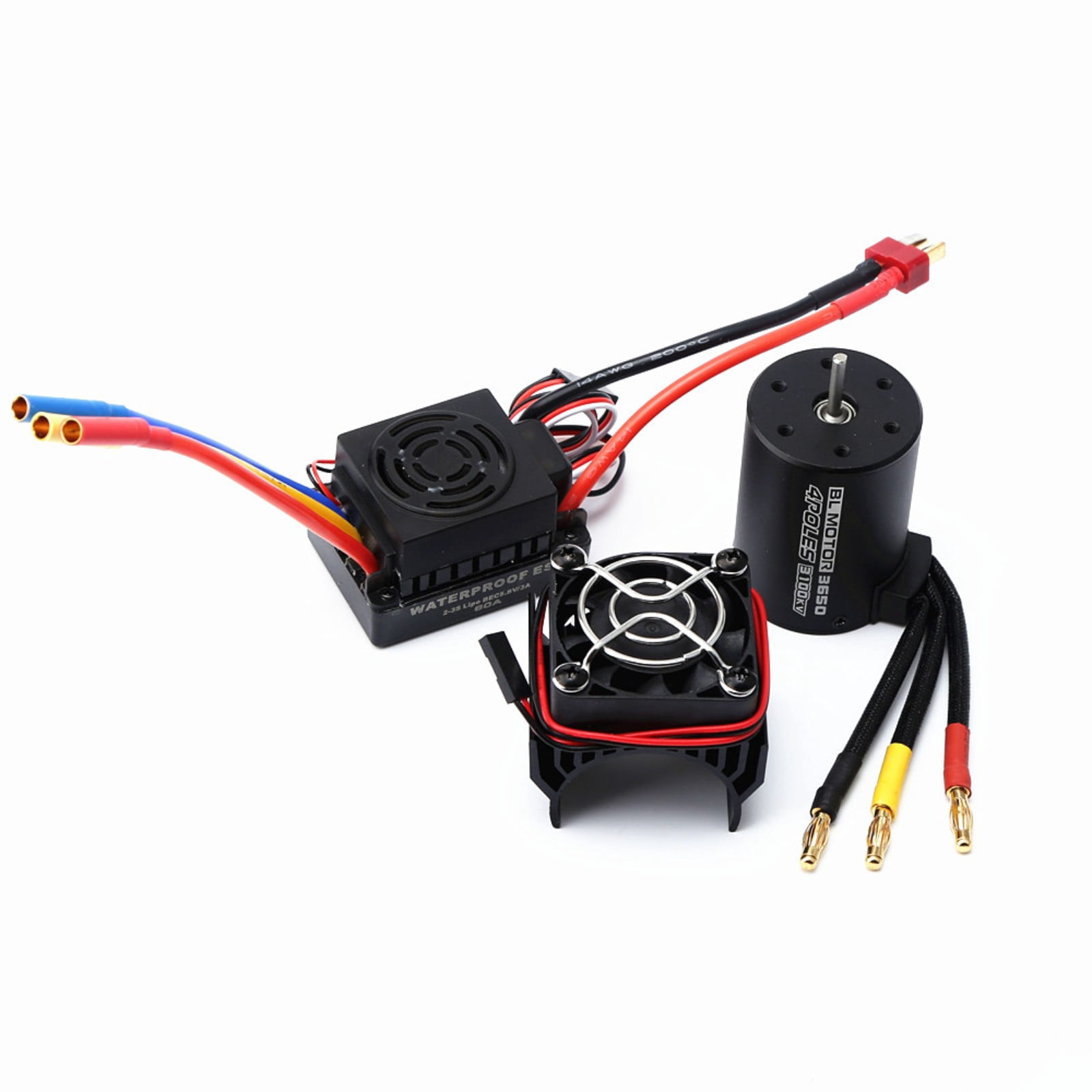 Combo Rocket 3650-5200KV + ESC 60A - Motore Brushless Impermeabile - Foto 3