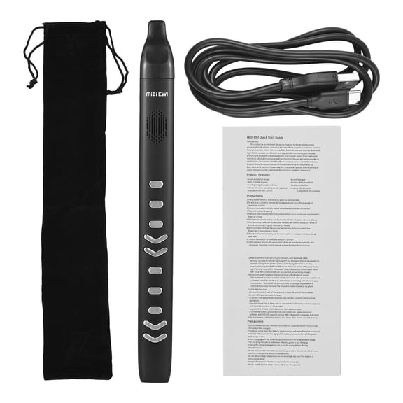 Pristin Electronic Musical Instruments,Support APP BT Portable Synthesizer HUIOP Adjustable Sensitivity Built-in Wind Synthesizer 10 Tones 10 Tones Adjustable Sensitivity Built-in Support wind BUZHI