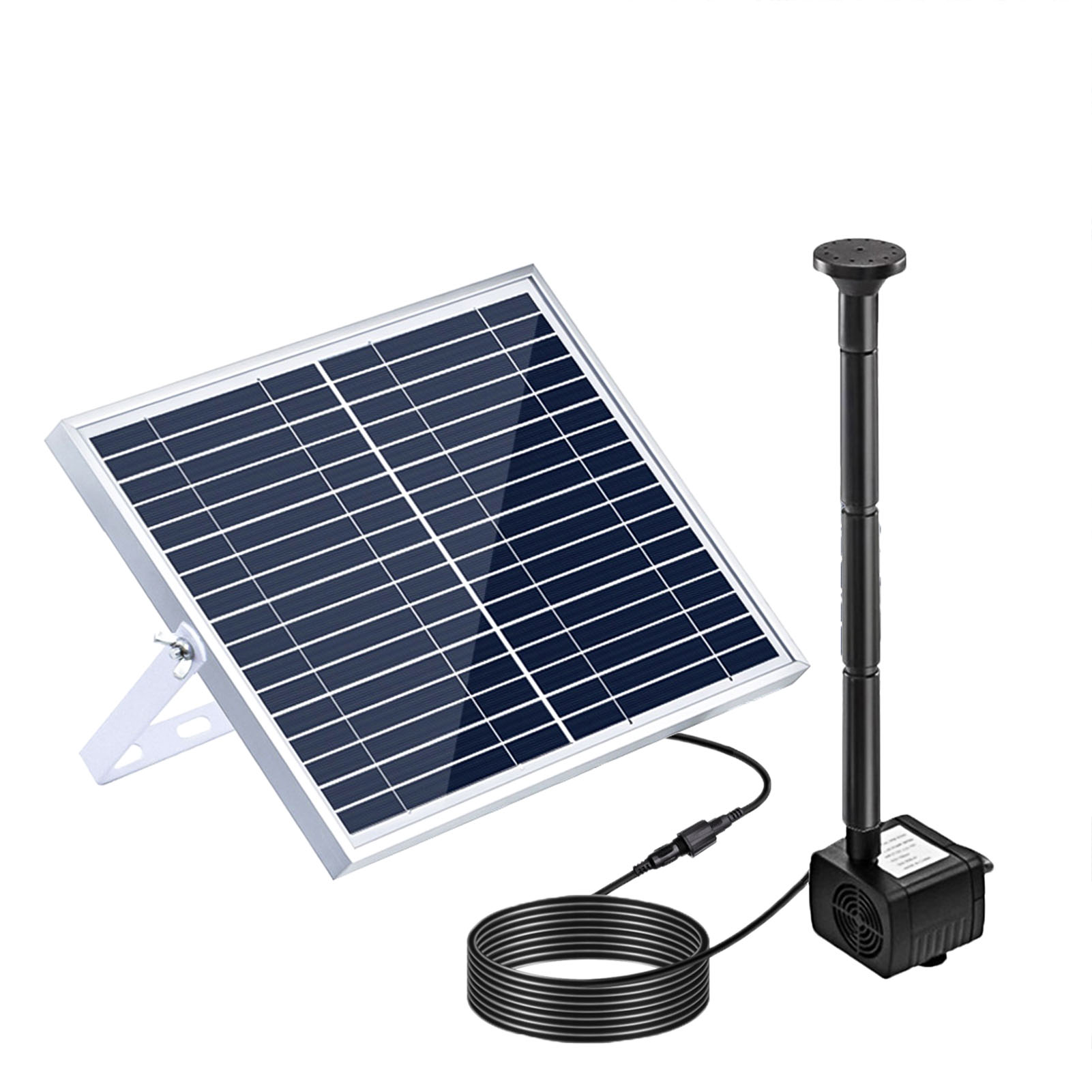 Pristin Fountain,Decoration Solar Pump Solar Max. Water Bath Nozzles ...