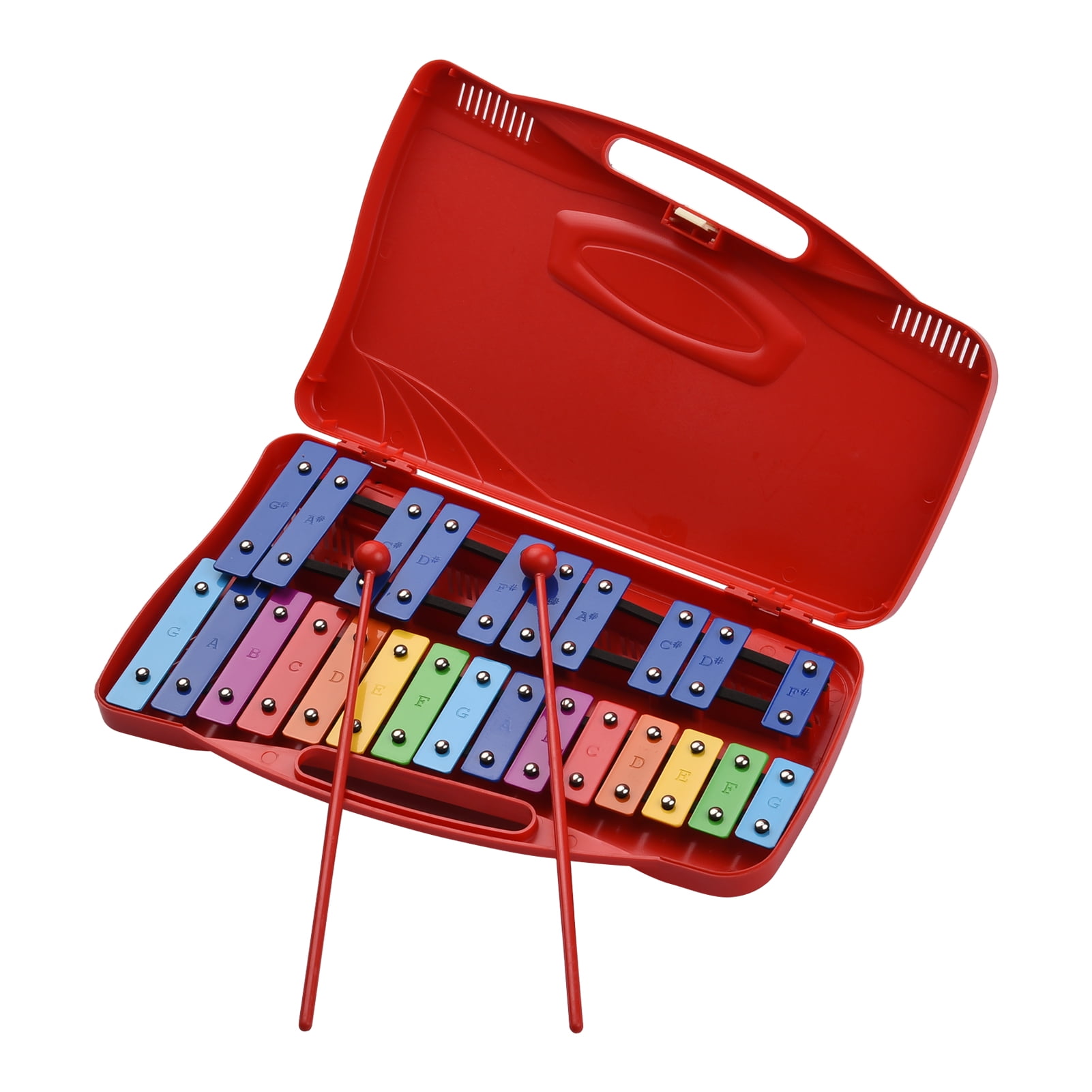 Pristin Glockenspiel,Case 2 25 Notes Hand Kids Children Notes Hand