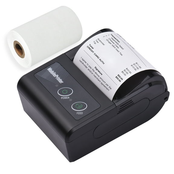 Pristin Label printer,Mobile POS Printer Supermarket Retail Store Thermal Bill Receipt Support ESC/POS Print Printer Support ESC/POS iOS Windows Restaurant Compatible Android iOS Printer Mobile POS