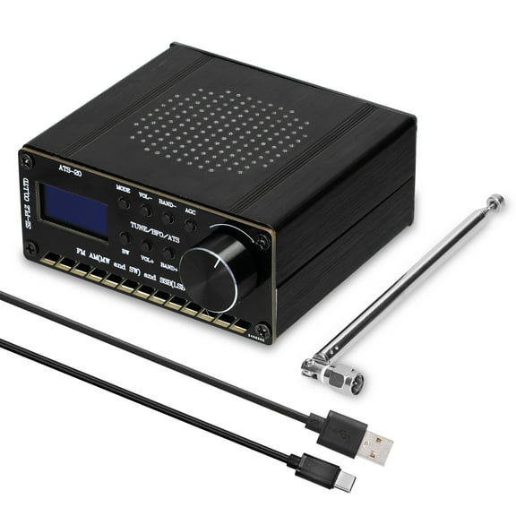 Pristin Radio Receiver,Radio Receiver AM (MW SW) Commercial Amateur Radio (LSB USB) Commercial Radio Bands (MW SW) SSB AM (MW SI4735 Band Ham SW) SSB (LSB SSB (LSB USB) ERYUE Leeofty
