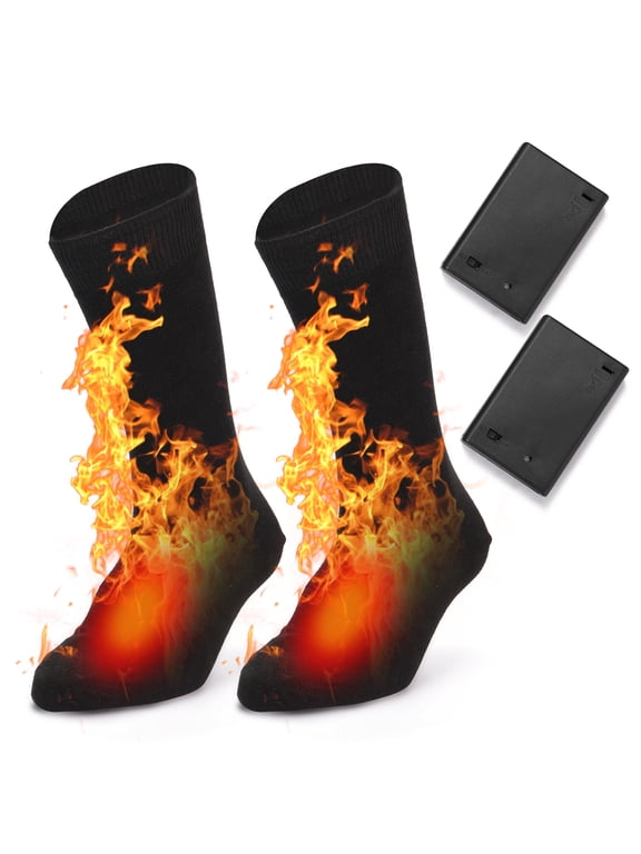 Socks,Heated Socks Weather Heat Socks Men Women Cold Weather Heat Battery Powered Cold Warm Winter Socks Women Warm Socks Men Women Warm Winter Heat Socks Men KOEB