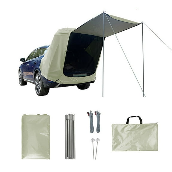 Pristin Tent,Rear Tent Canopy Tent Rain-Proof Car Outdoor BUZHI Picnic Car Rear Tent Picnic Car Tent Canopy Car Tent.