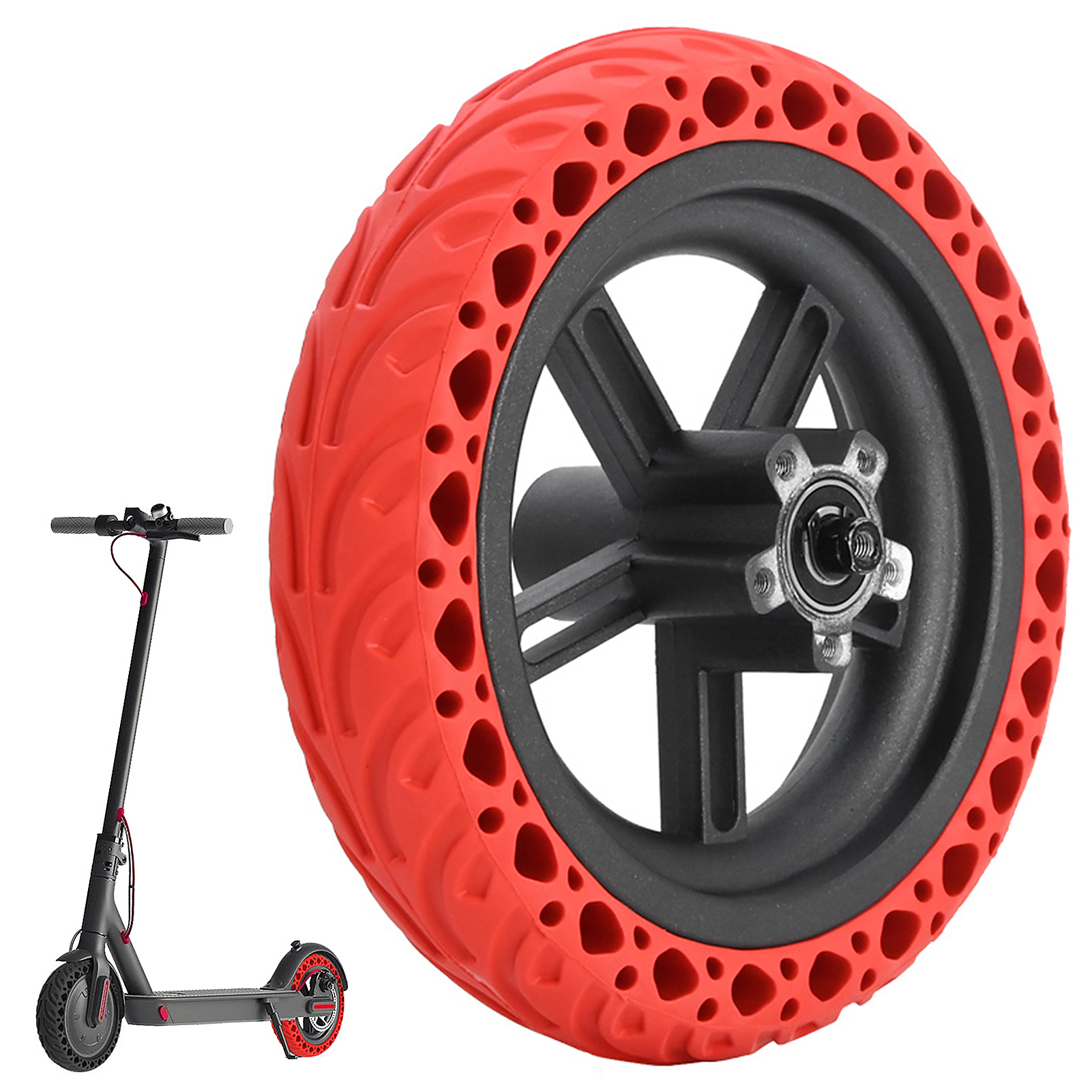 Pristin Tyre,M365/1S Scooters Wheel Hub Tyre Rear Tire Hub Scooter