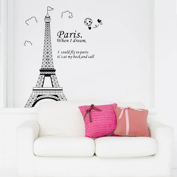 Pristin Wallpaper,France Diy Wall Of France Diy Art Decor Mural Paris Eiffel Tower Mural Room Decal View Of France Eiffel Tower View Wallpaper Stickers Art Romantic Decor Mural Room Tower View Of