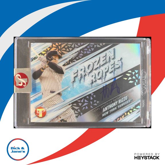 Pristine Anthony Rizzo #FRA-AR Frozen Ropes Autograph New York Yankees MLB Baseball Trading Card