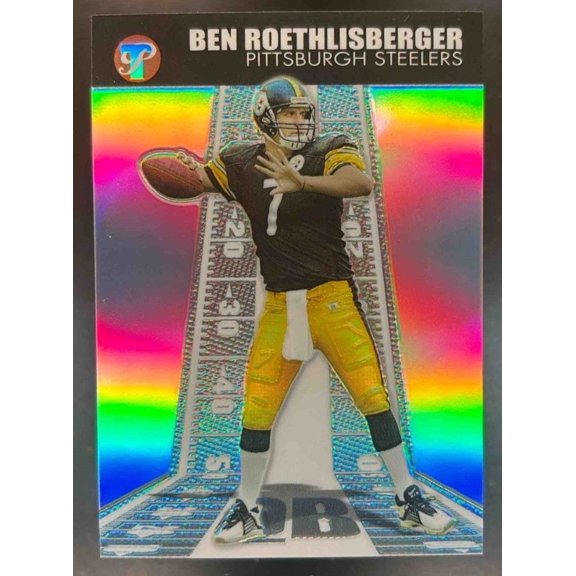 Pristine Ben Roethlisberger #51 Base Refractors Football Card Topps Steelers