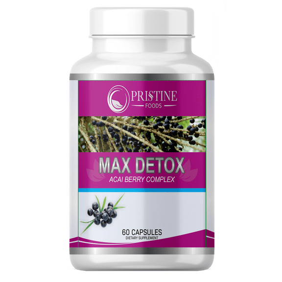Pristine Botanical Fiber Complex Psyllium, Acai, Inulin & Supergreens 60 Vegan Capsules