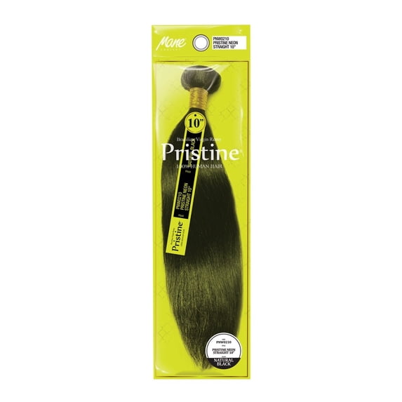 Pristine Brazilian Virgin Remy 100% Human Hair Bundle Extension NEON STRAIGHT 12" (NATURAL)