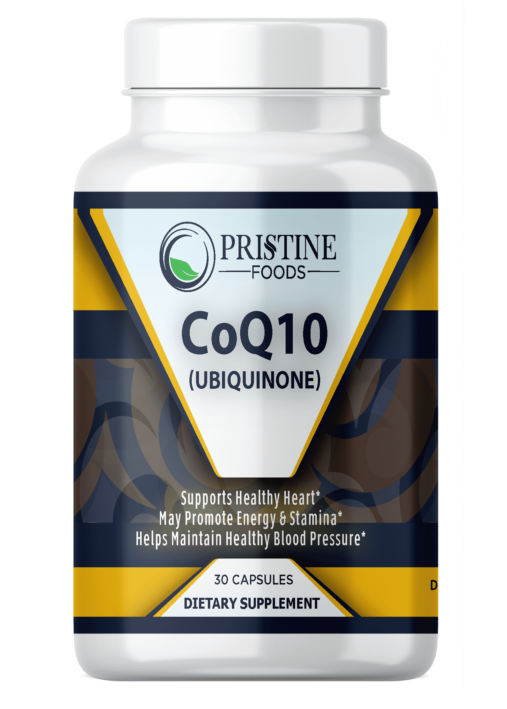 Pristine CoQ10 (Ubiquinone) 200mg |Support Heart Health & Energy Support | 30 Capsules