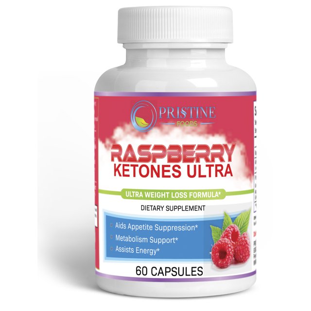 Pristine Foods Pure Raspberry Ketones Supplement 1200mg Ultra Weight