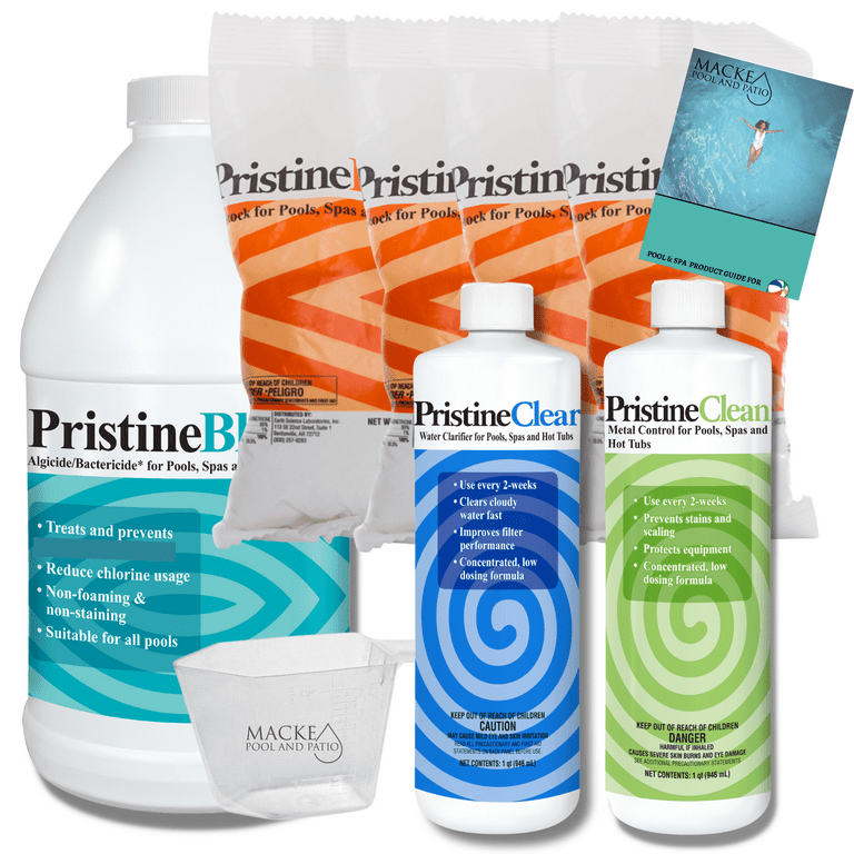 Pristine Maintenance Pack with Pristine Extra (Chlorine) Clean 