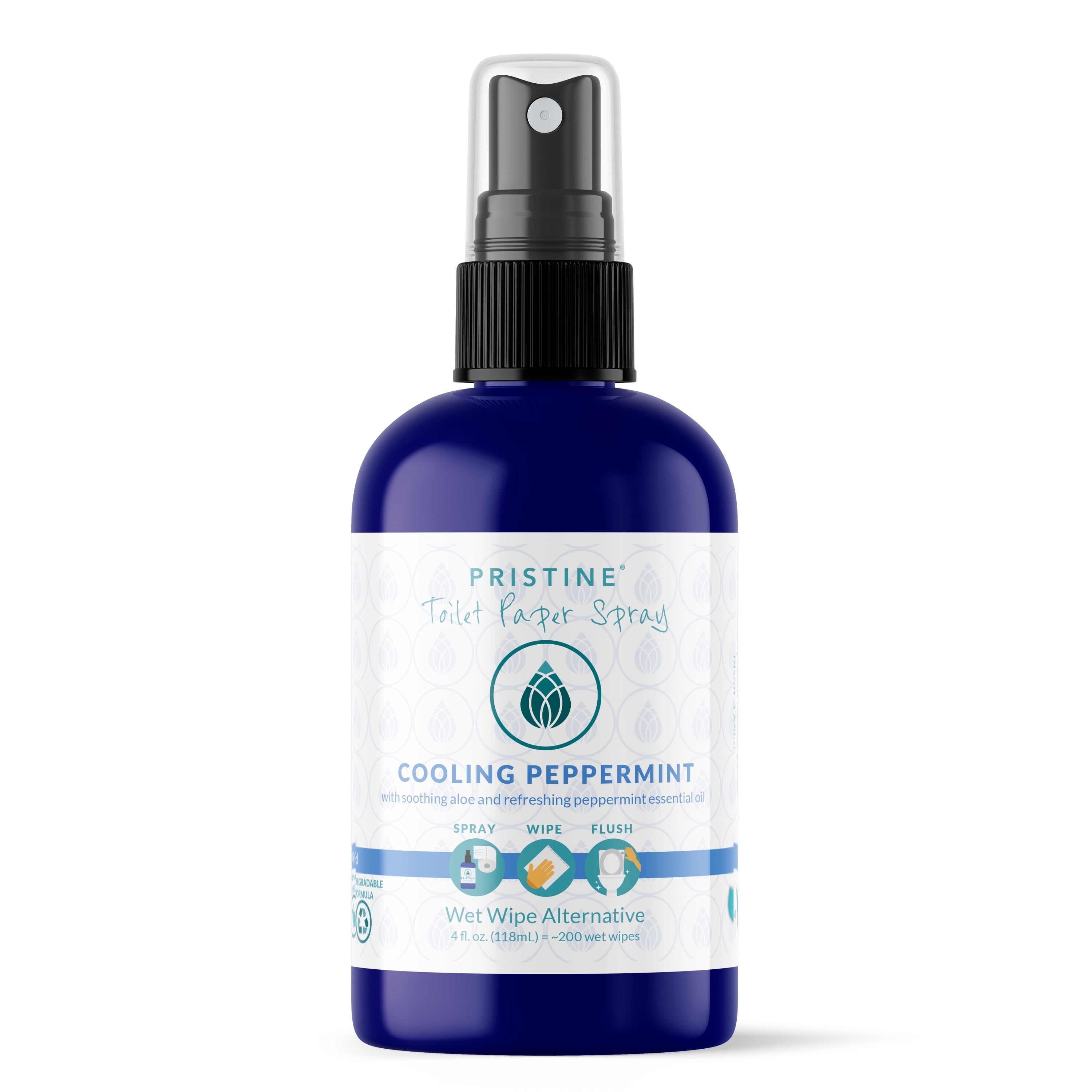 PRISTINE Toilet Paper Spray - More Natural Alternative to Personal
