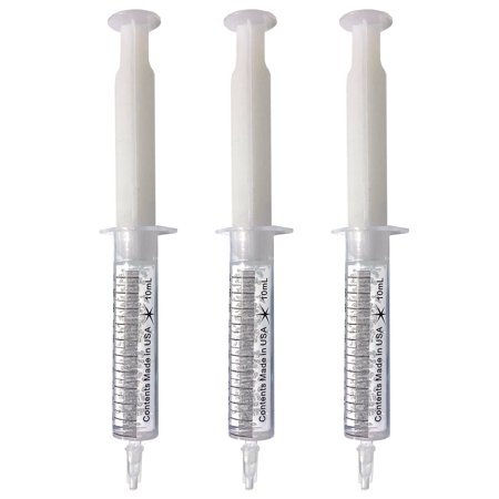 Pristine White Professional Teeth Whitening Gel Refill Syringes Kit, 22% Carbamide Peroxide, 3 Count