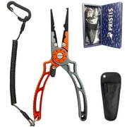 Pristis Fishing Pliers, Saltwater Resistant Teflon Coated Split Ring Gear, Multi-Function Equipment