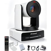 Prisual Ultra 4K PRO NDI PTZ Camera Gen 5, 30x Optical Zoom, 1/1.8" UHD CMOS 8.42MP, 4K 60P AI Tracking, HDMI SDI USB3.0&2.0 for Church, Freed SupportOfficial NDI 6 & NDI HX3 CertifiedTEM-4K30N PRO