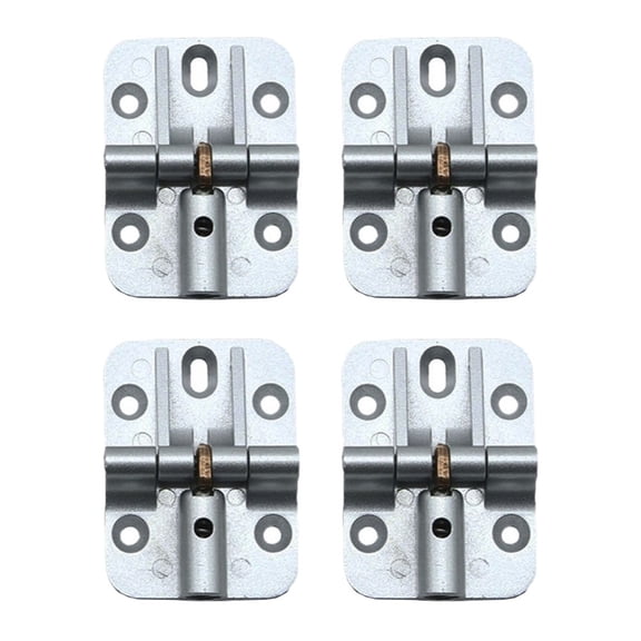 Pritane 180 Degree Adjustable Locking Hinge for Tables and Doors 4 Pack Zinc Alloy