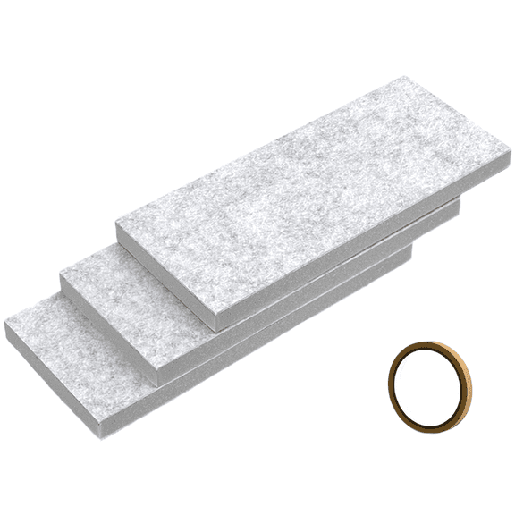Pritane 3 PCS Adjustable Window Foam Insulation Panels for Portable Ac Units Up to 50 Inch Coverage