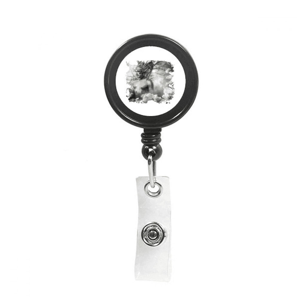Pritive God Cosmos Regeneration Retractable Keychain Badge Holder ID Badge