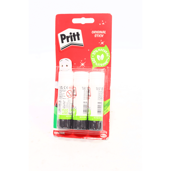 Pritt Original Glue Stick (3Pk x 22G)