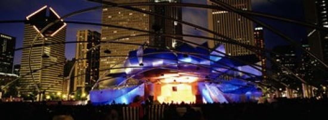 Pritzker Pavilion Millennium Park Chicago Illinois USA Canvas Art - Panoramic Images (18 x 7)
