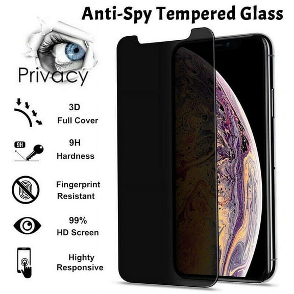 Privacy Anti-Spy Tempered Glass Screen Slim Film For IPhone 5.8