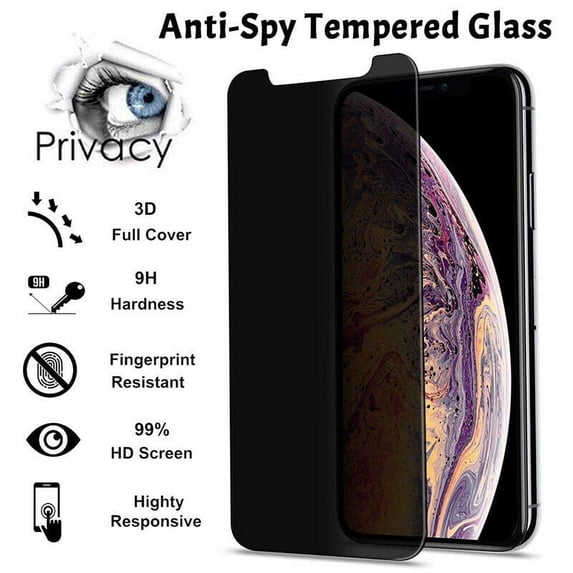 Privacy Anti-Spy Tempered Glass Screen Slim Film For IPhone 6.1
