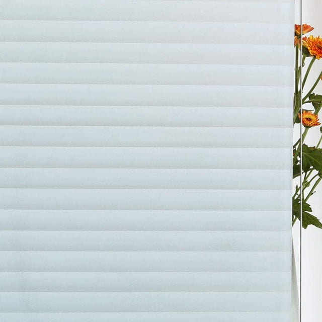 Privacy Blinds Window Film Stained Glass Door Film Heat Control