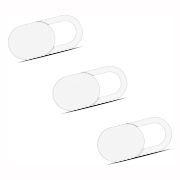 Privacy Camera Cover Security for Samsung Galaxy S23/FE/Plus/Ultra/S24/FE/Plus/Ultra - Blocker Webcam Closure White