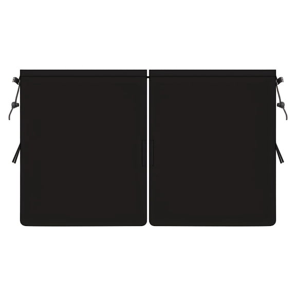 [Privacy Curtain] Light Blocking Car Partition Curtain | Front and Rear Row Privacy Screen, No Drilling Required, Suitable for Travel and Camping-Black