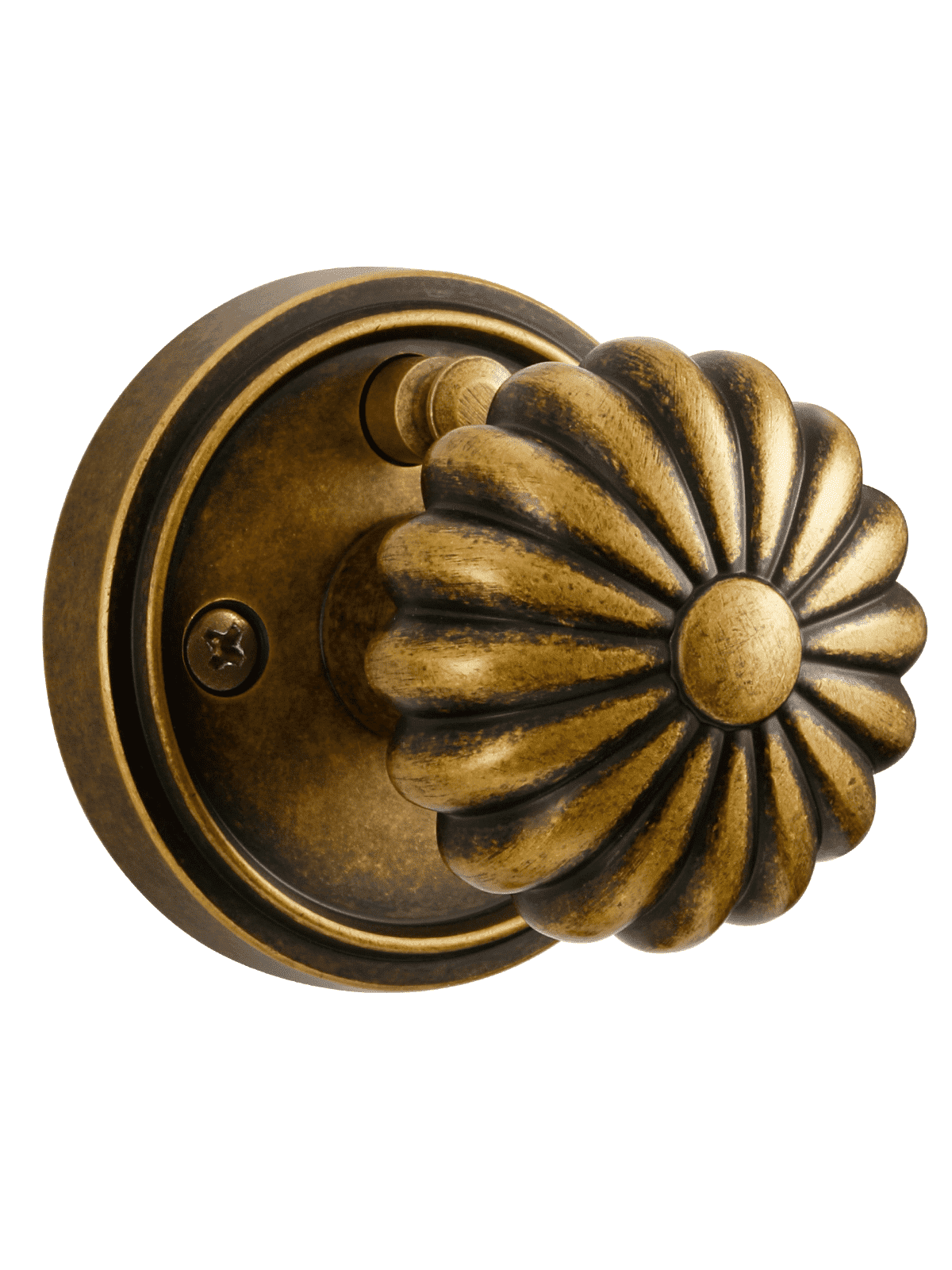 ACEEOCK Privacy Door Knob Antique Brass Door Knob, Bathroom Bedroom Door Handle Interior Vintage Doorknob, Aluminium Alloy Knob