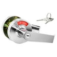 thumbnail image 1 of Privacy Door Lock with Keys in Satin Chrome, 1 of 6