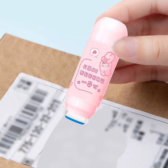 Privacy Eraser Pen Confidentiality Seal Express Delivery Order Personal Information Privacy Garbled Code Altered Photosensitive Smudging Pen Privacy Text Elimination Pen 20Ml Model A Plastic,1PC
