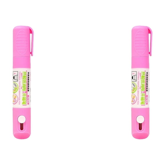 Privacy Eraser Pen with Box Cutter, 2 in 1 Thermal Ink Remover for Shipping Labels, Receipts, Packages and Personal Data Protection 2PCS