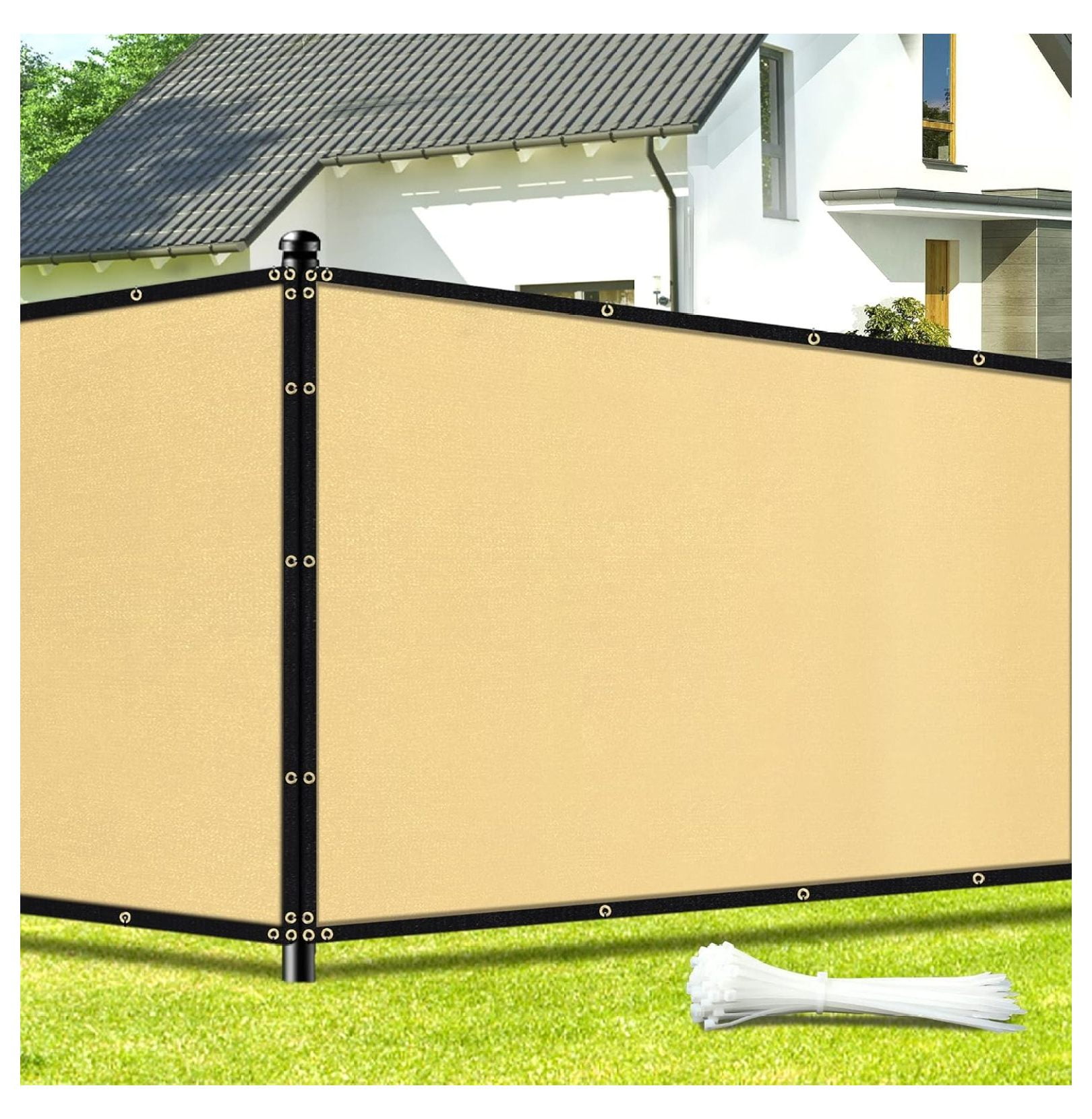Privacy Fence Screen, 6×50ft Heavy Duty Fencing Windscreen Cover
