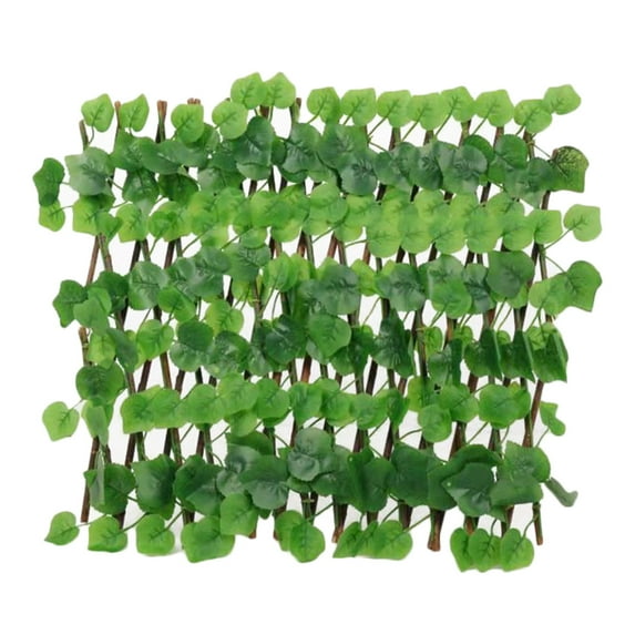 Privacy Fence Screen Artificial Leaf Stretchable Expandable Home Decor Plant Leaves Garden Fence