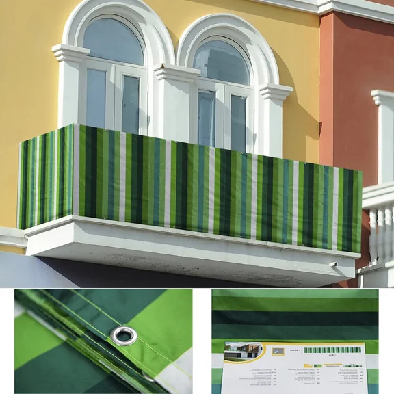 Privacy Fence Screen Garden Yard Windscreen Oxford Fabric Mesh Shade Cover Net