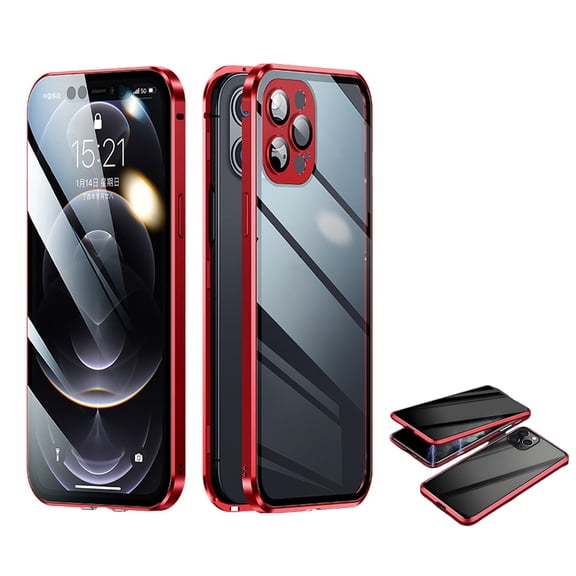 Privacy Glass X XS All Series Metal Attraction Two-sided Privacy Protection Tempered Glass Precise Cutouts