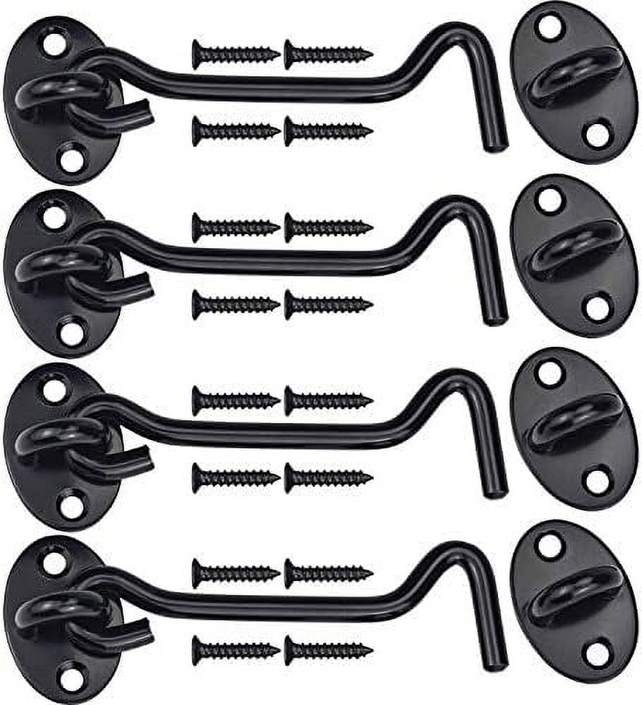 Privacy Hook and Eye Latch, Stainless Steel Gate Latch for Wide ...