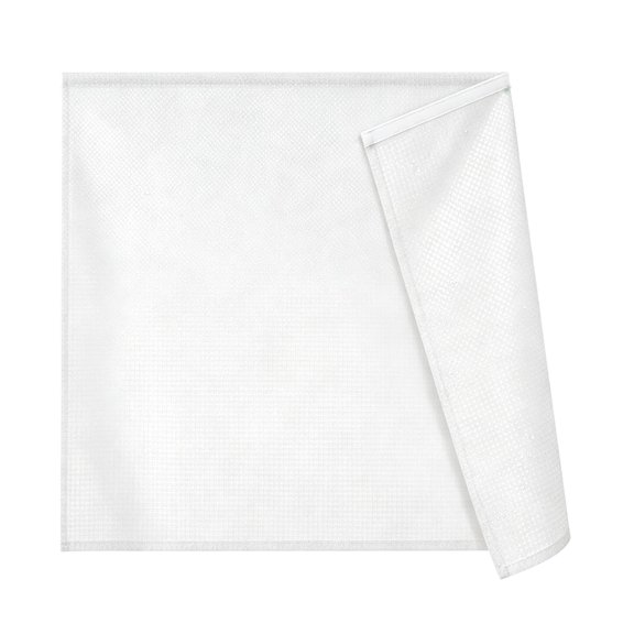 Privacy Kitchen Window Curtain Panel, Textured Polyester Fabric for Kitchen, Dining, Bathroom, and Storage Window Use