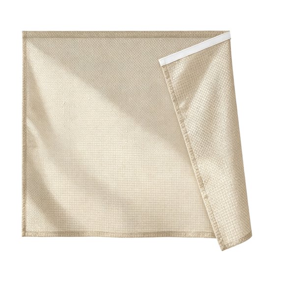 Privacy Kitchen Window Curtain Panel, Textured Polyester Fabric for Kitchen, Dining, Bathroom, and Storage Window Use