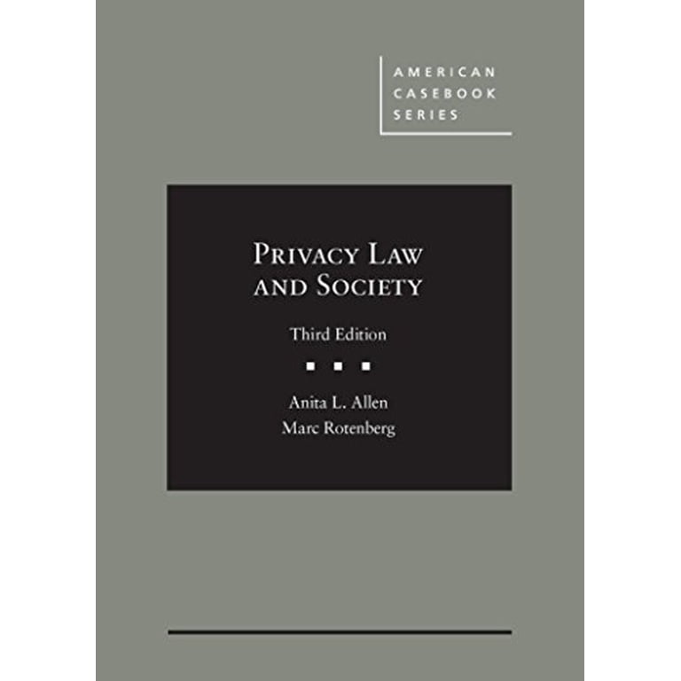 Pre-Owned Privacy Law and Society (American Casebook Series 