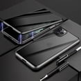 thumbnail image 1 of Privacy Magnetic Case For iPhone 11 Pro Max 6.5", Dteck Anti-Peeping Clear Double Sided Tempered Glass[Built-in Privacy Screen Protector][Magnet Absorption Metal Frame] Anti-spy Case,Black, 1 of 2