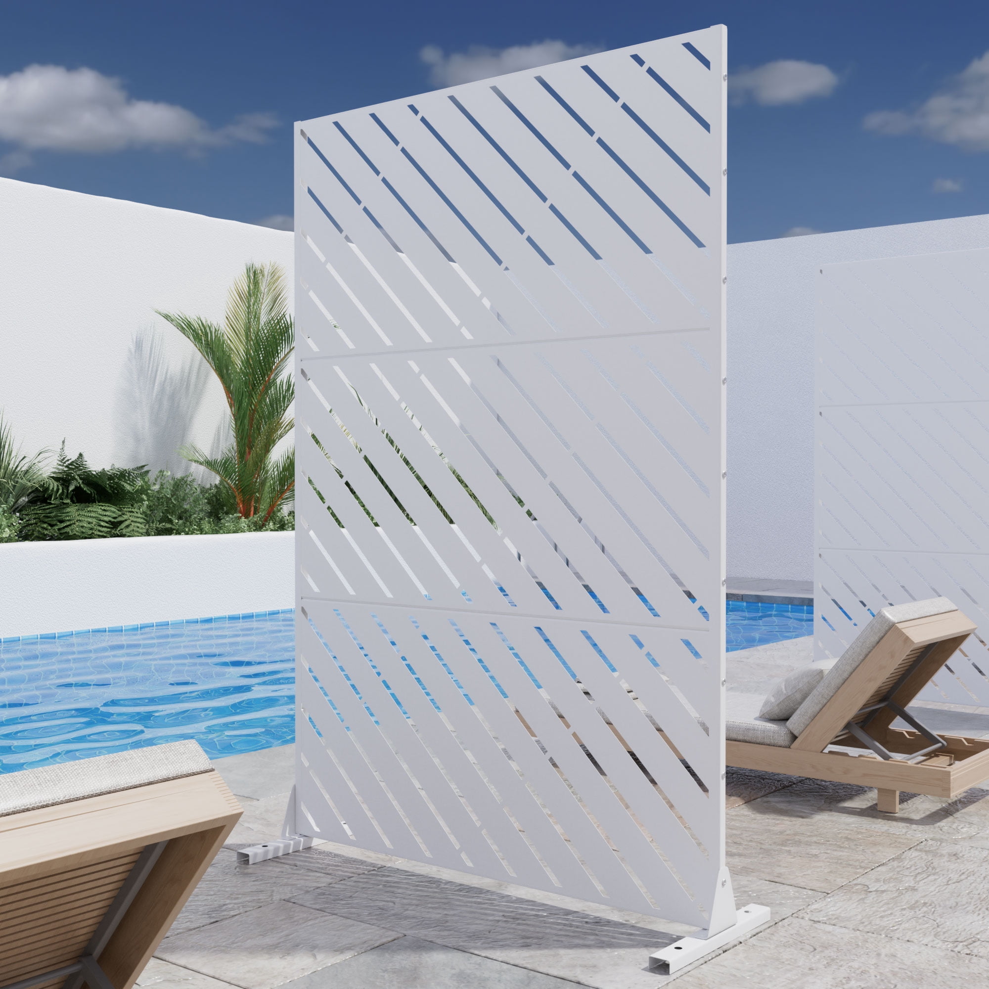 Privacy Metal Screen Fence Panel