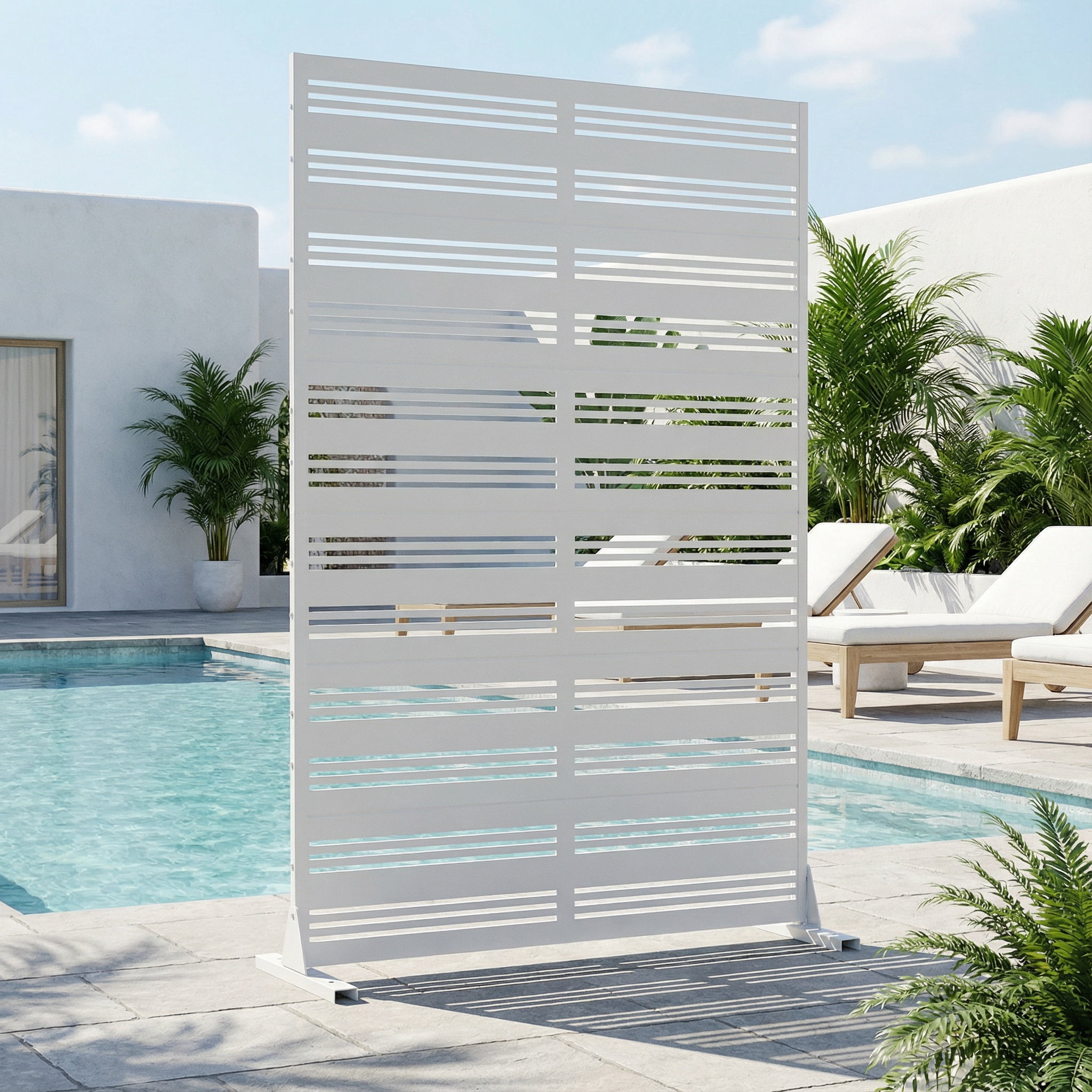 Privacy Metal Screen Fence Panel