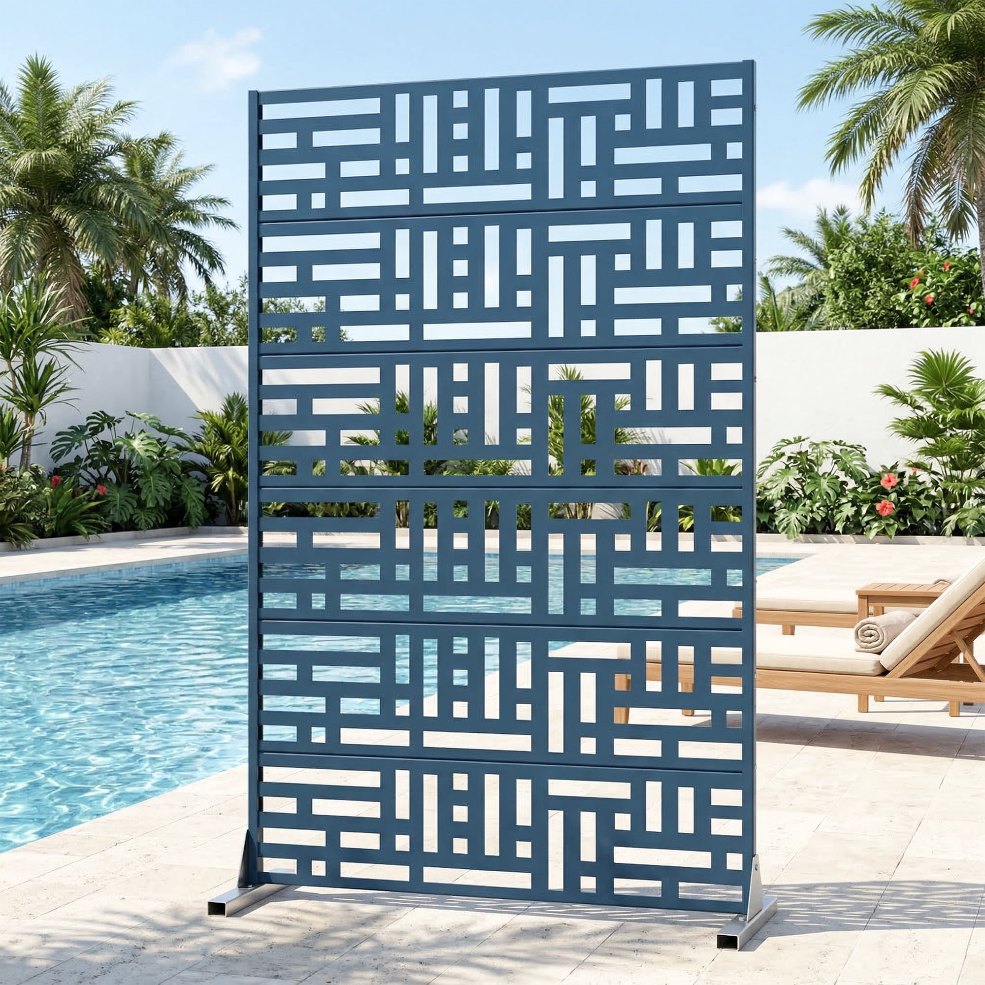 Privacy Metal Screen Fence Panel
