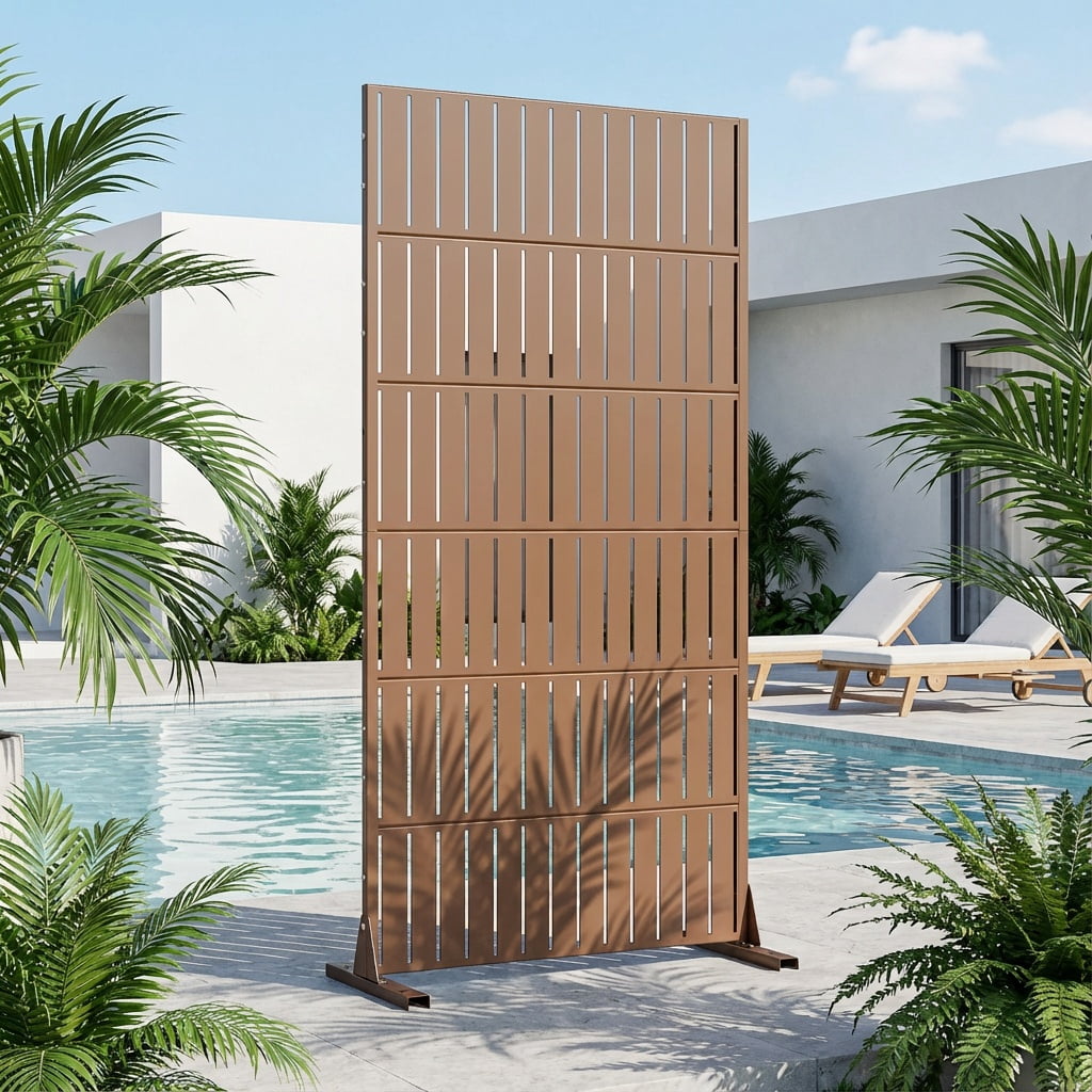Privacy Metal Screen Fence Panel