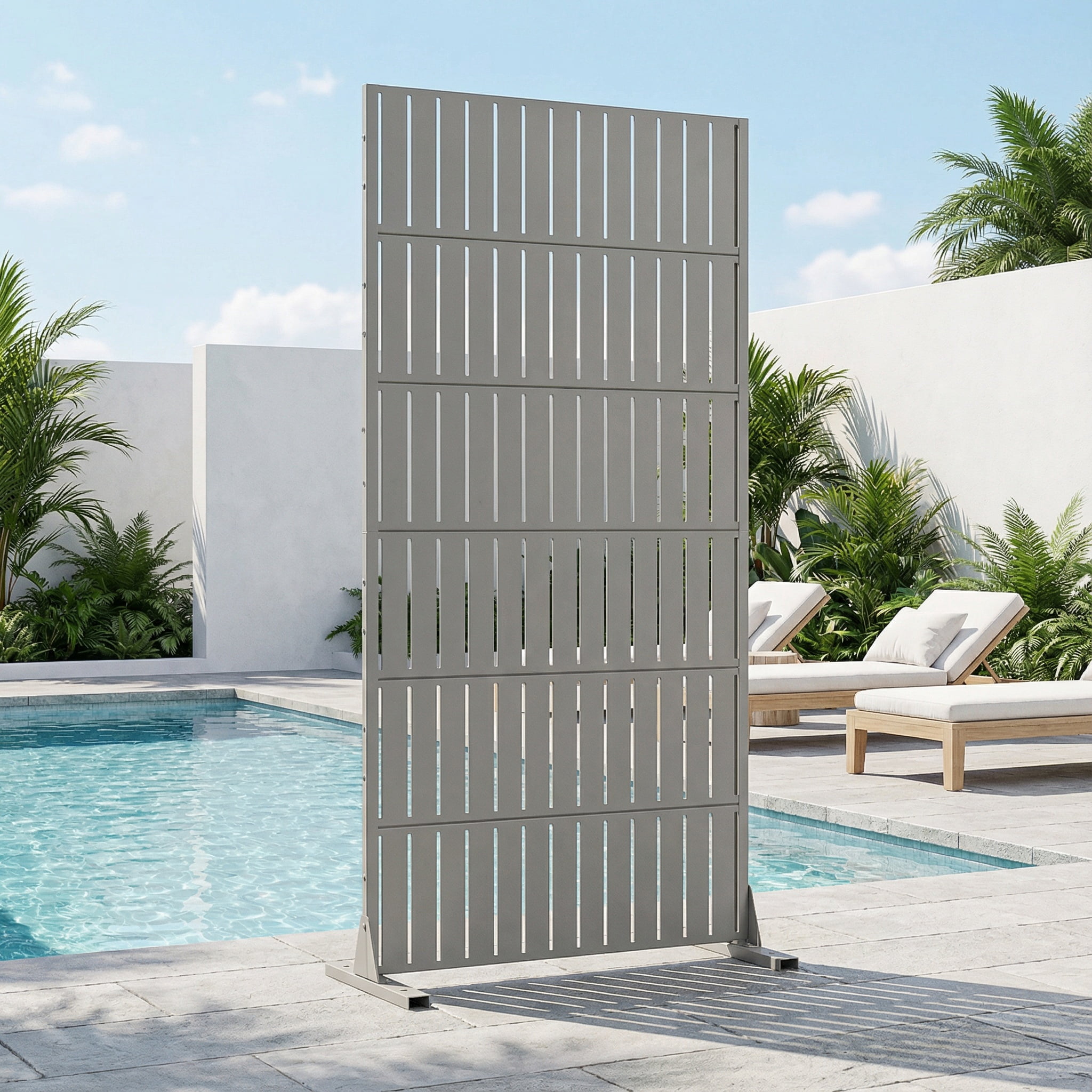 Privacy Metal Screen Fence Panel
