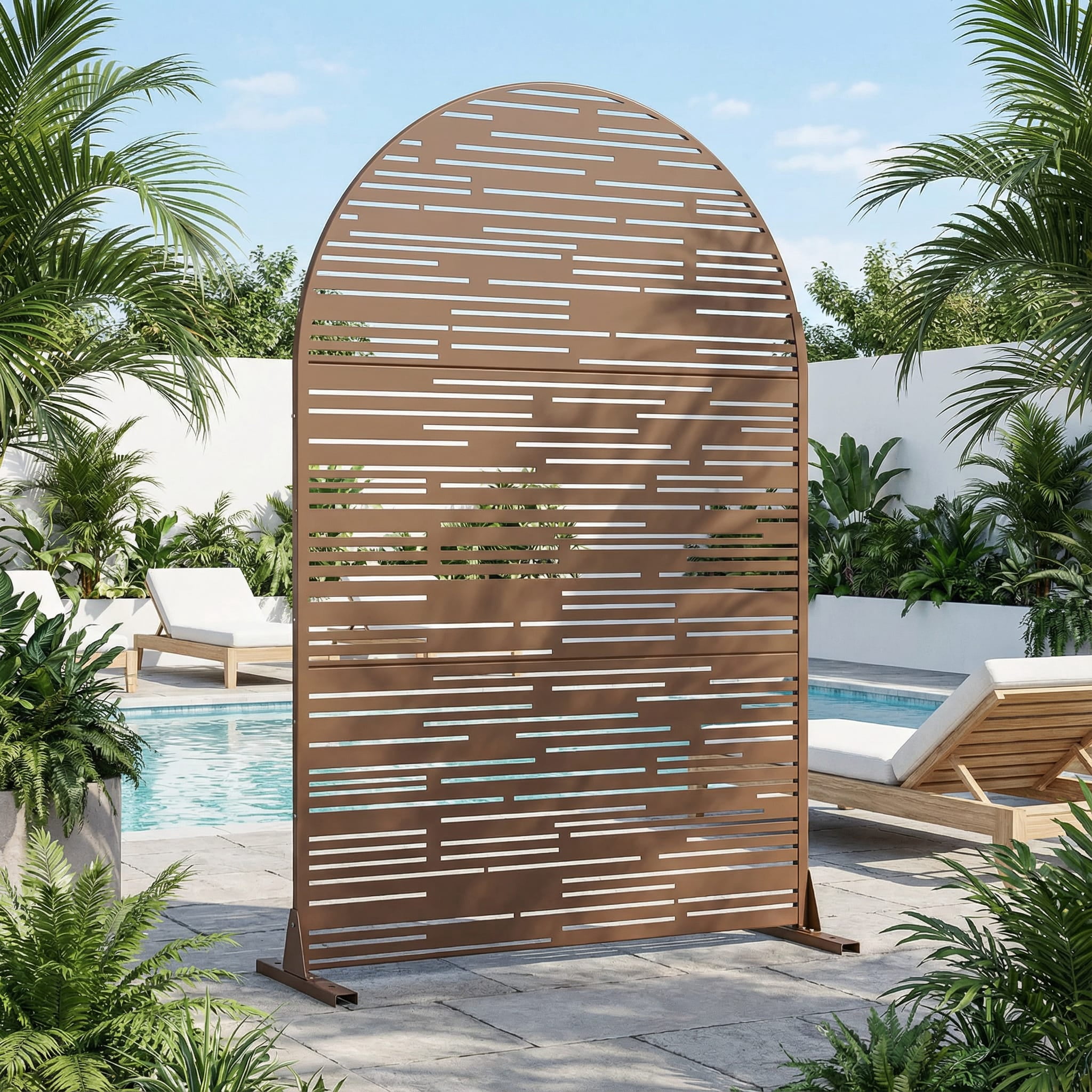 Privacy Metal Screen Fence Panel